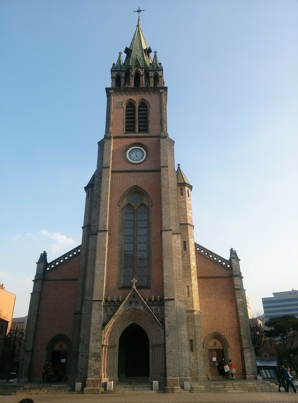 Seulas, Myeongdong Katedra, Katedra, Seni Pastatai, Nemokamos Nuotraukos,  Nemokama Licenzija