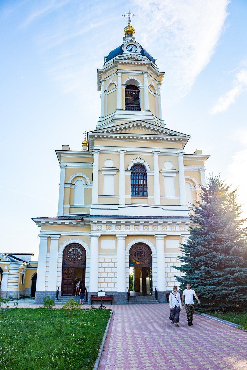 Serpukhov, Rusija, Maskvos Sritis, Vienuolynas, Krikščionybė, Religija, Vera, Ortodoksija, Senovės, Istorinis