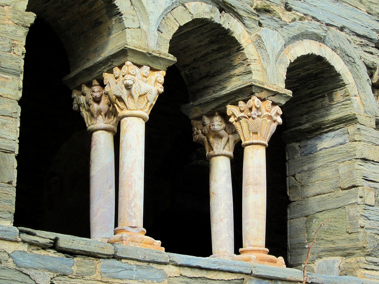 Serrabonas, Priory, Vienuolynas, Romanesque, Pyrénées-Orientales, Viduramžių, France, Nemokamos Nuotraukos,  Nemokama Licenzija