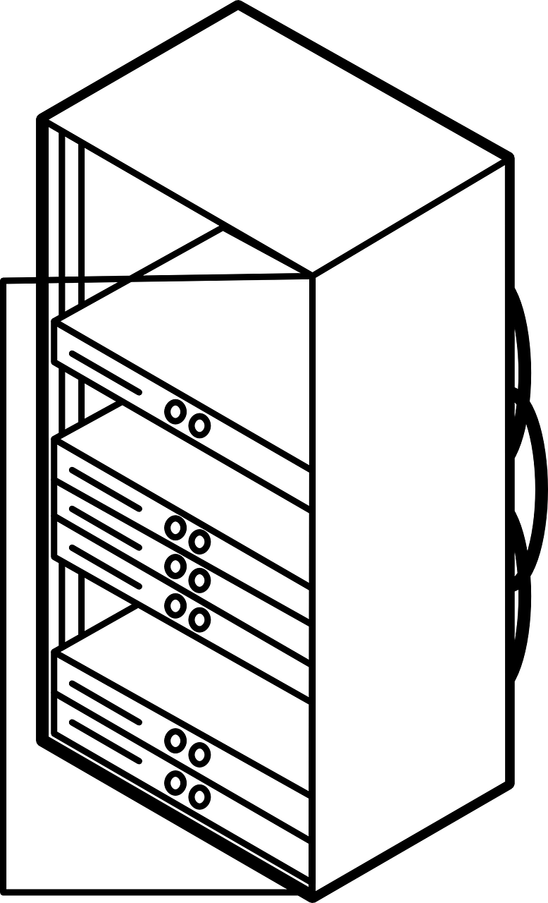 Serveris, Spintelė, Stovas, Serverio Stovas, Nemokama Vektorinė Grafika, Nemokamos Nuotraukos,  Nemokama Licenzija