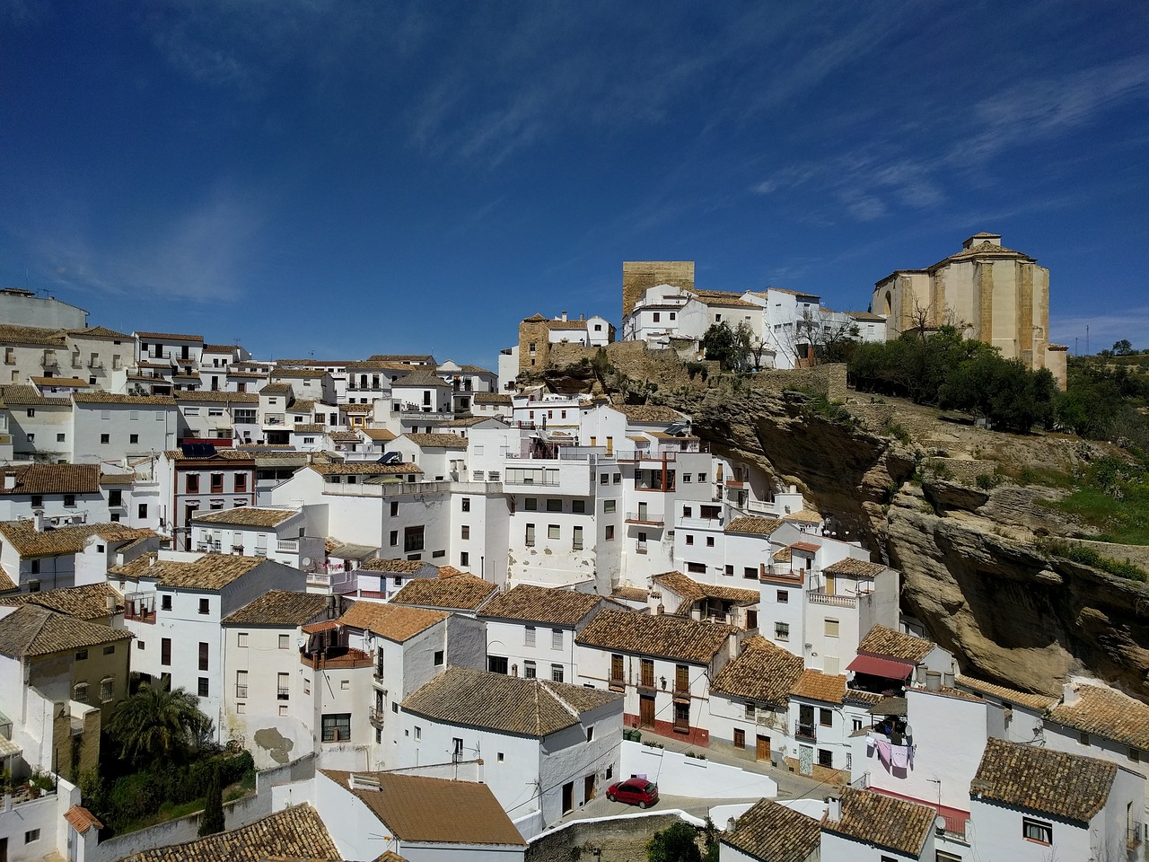 Setenil De Las Bodegas, Žmonės, Andalūzija, Ispanija, Setenilas, Balti Namai, Turizmas, Nemokamos Nuotraukos,  Nemokama Licenzija