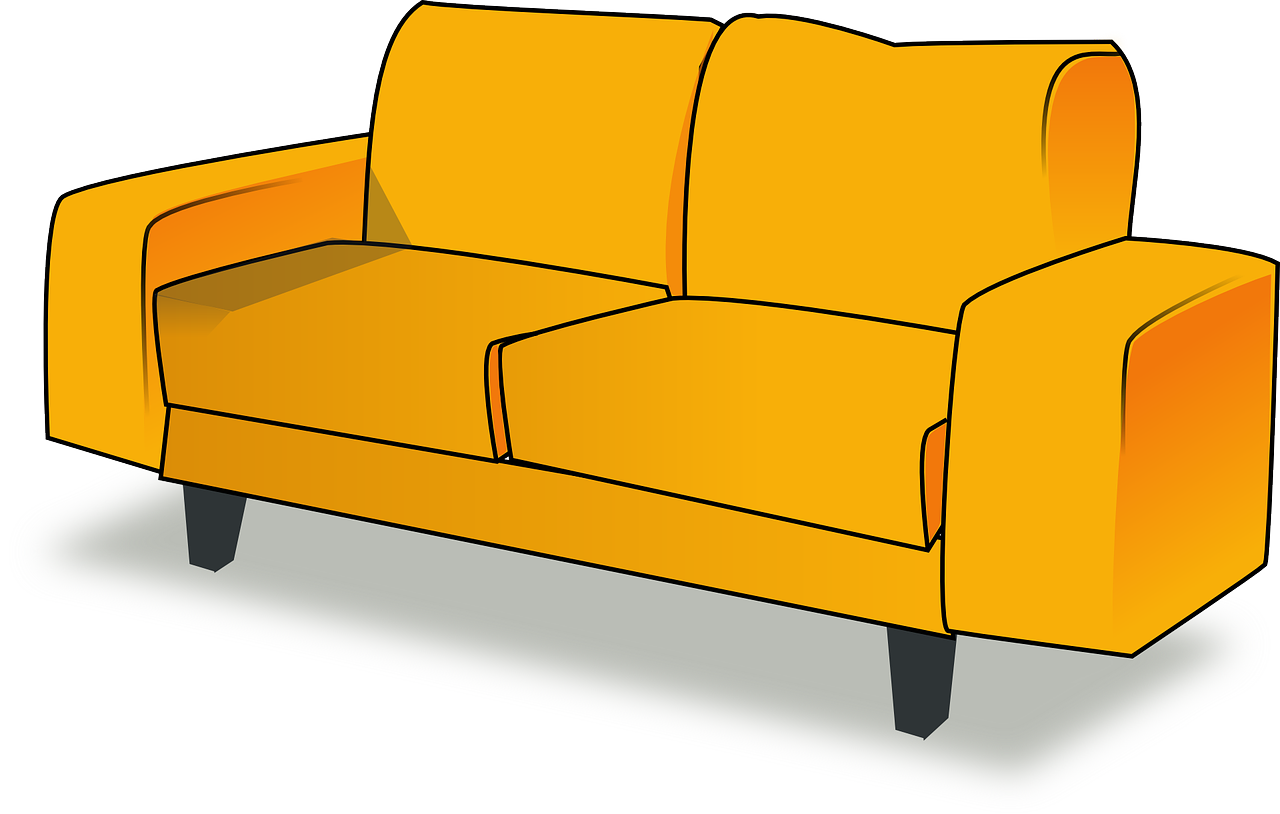 Settee, Sofa, Sofa, Baldai, Svetainė, Svetainė, Nemokama Vektorinė Grafika, Nemokamos Nuotraukos,  Nemokama Licenzija