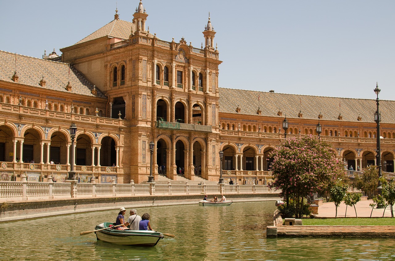 Sevilija, Plaza Espanya, Orientyras, Miestas, Sevilla, Espanya, Istorija, Andalūzija, Andalūzija, Plaza