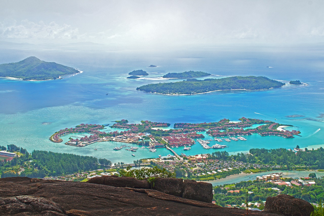 Seišeliai, Salos, Kraštovaizdis, Vandenynas, Jūra, Požiūris, Jūros Dugnas, Pajūryje, Panorama, Mahé