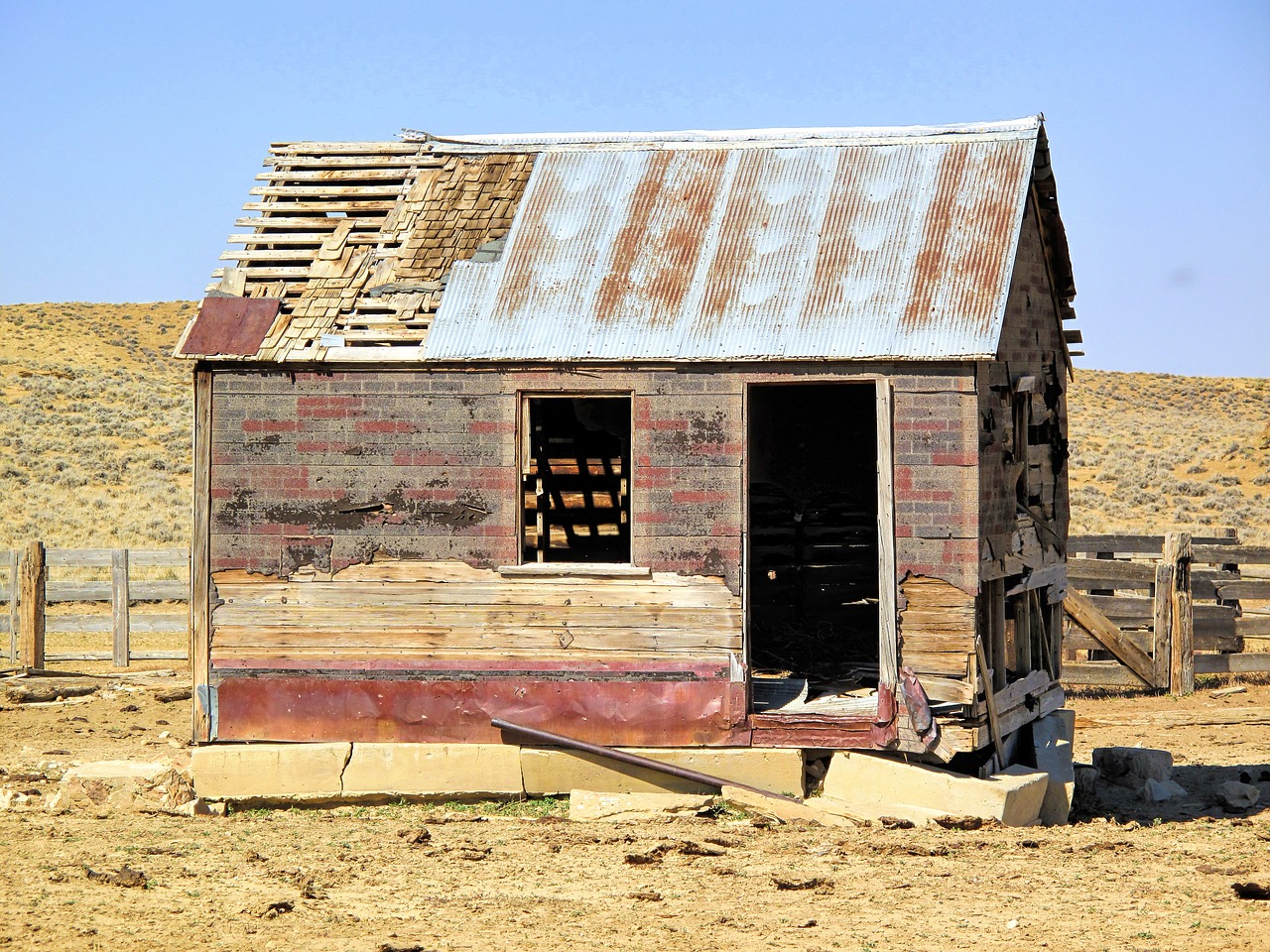 Shack, Ranča, Vajomingas, Pastatas, Medinis, Žemdirbystė, Shed, Kaimiškas, Lauke, Vintage