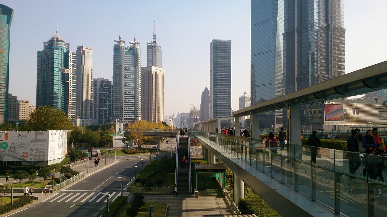 Šanchajus, Kinija, Panorama, Pudong, Miestas, Nemokamos Nuotraukos,  Nemokama Licenzija