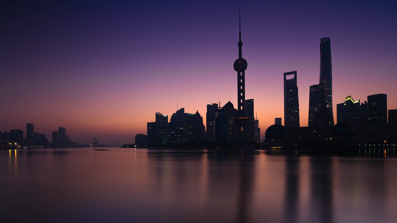 Šanchajus, Huangpu Upė, Saulėtekis, Nemokamos Nuotraukos,  Nemokama Licenzija