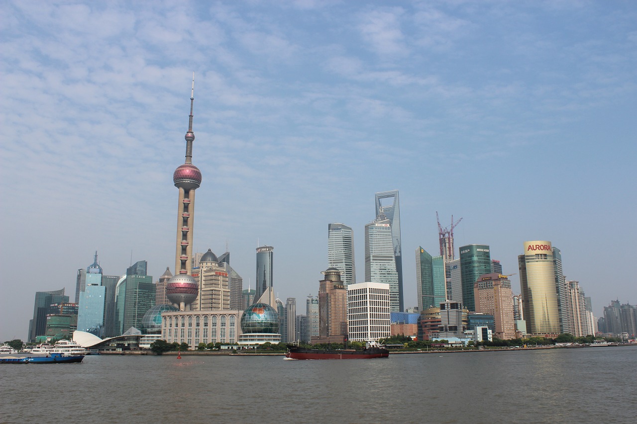 Šanchajus, Bund, Huangpu Upė, Nemokamos Nuotraukos,  Nemokama Licenzija