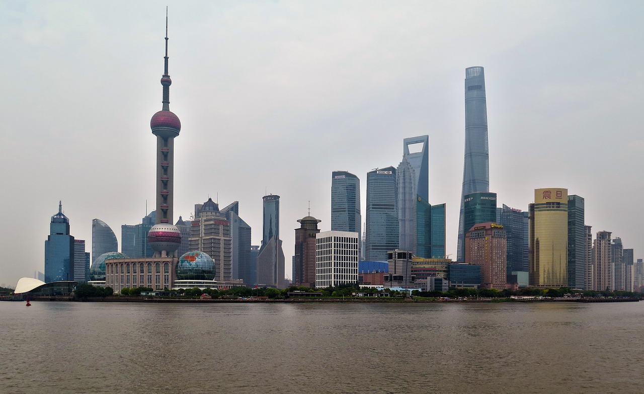 Šanchajus, Panorama, Miestas, Architektūra, Asija, Dangoraižiai, Kinija, Dangoraižis, Tv Bokštas, Šiuolaikiška