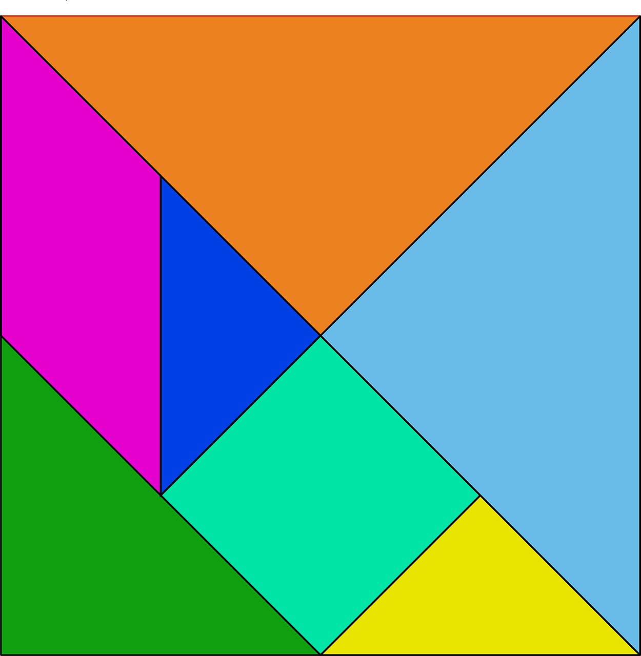 Formos, Blokai, Vienetai, Galvosūkiai, Spalvinga, Trikampiai, Plytelės, Mėlynas, Oranžinė, Rožinis