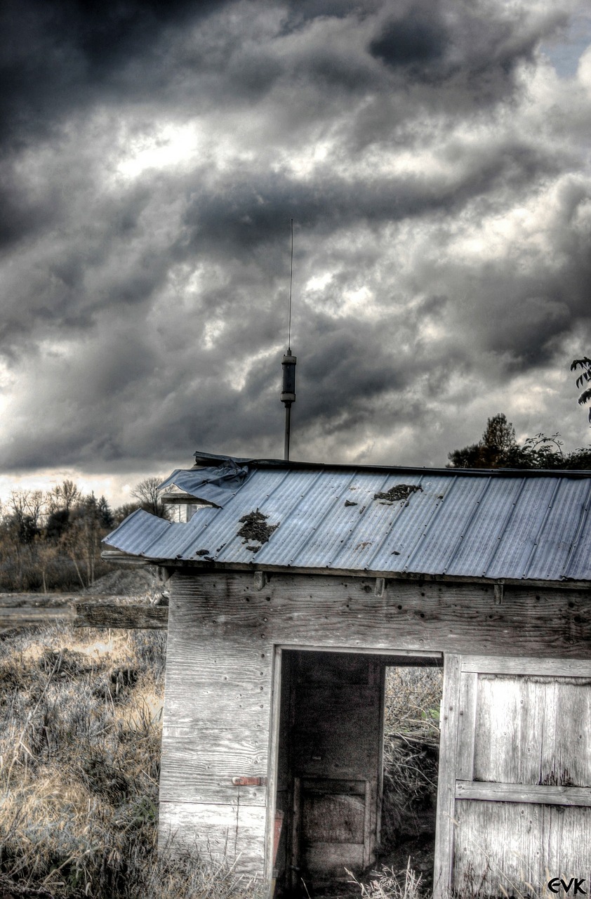 Shed, Ištemptas, Debesys, Ūkis, Senas, Kaimiškas, Kaimas, Vintage, Nemokamos Nuotraukos,  Nemokama Licenzija