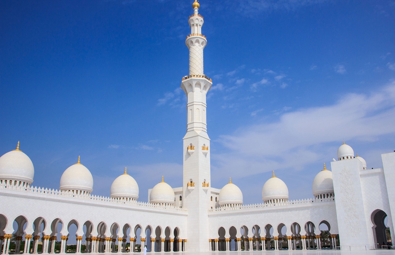 Sheikh Zayed Mečetė, Abu Dabis, Abu, Dhabi, Mečetė, Islamic, Religija, Minaretas, Nemokamos Nuotraukos,  Nemokama Licenzija