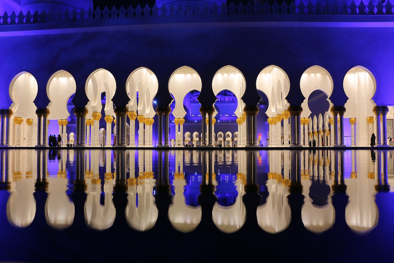 Sheikh Zayed Mečetė, Masjid, Abu Dabis, Religinis, Arabų, Mečetė, Marmuras, Minaretas, Uae, Emiratai