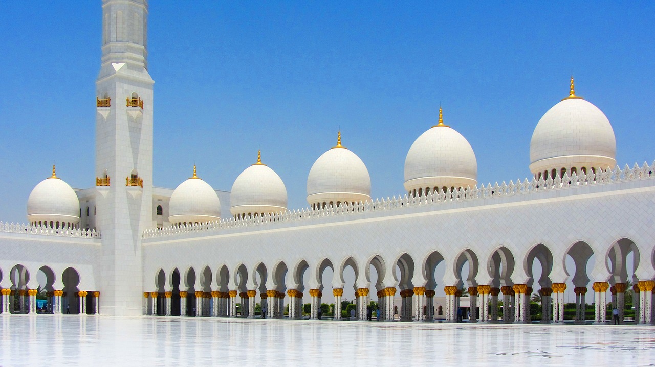 Sheikh Zayed Mečetė, Mečetė, Didelis Mečetė, Abu Dabis, U E E, Uae, Islamas, Pastatas, Architektūra, Lankytinos Vietos