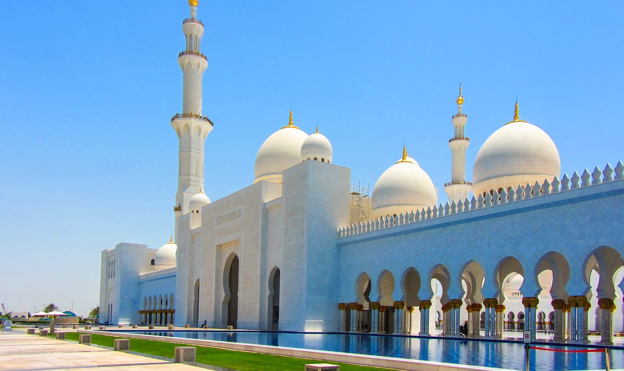 Sheikh Zayed Mečetė, Mečetė, Didelis Mečetė, Abu Dabis, U E E, Uae, Islamas, Pastatas, Architektūra, Lankytinos Vietos