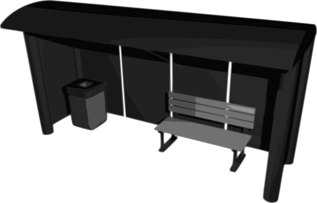 Prieglobstis, Autobusų Stotelė, Gabenimas, Nemokama Vektorinė Grafika, Nemokamos Nuotraukos,  Nemokama Licenzija