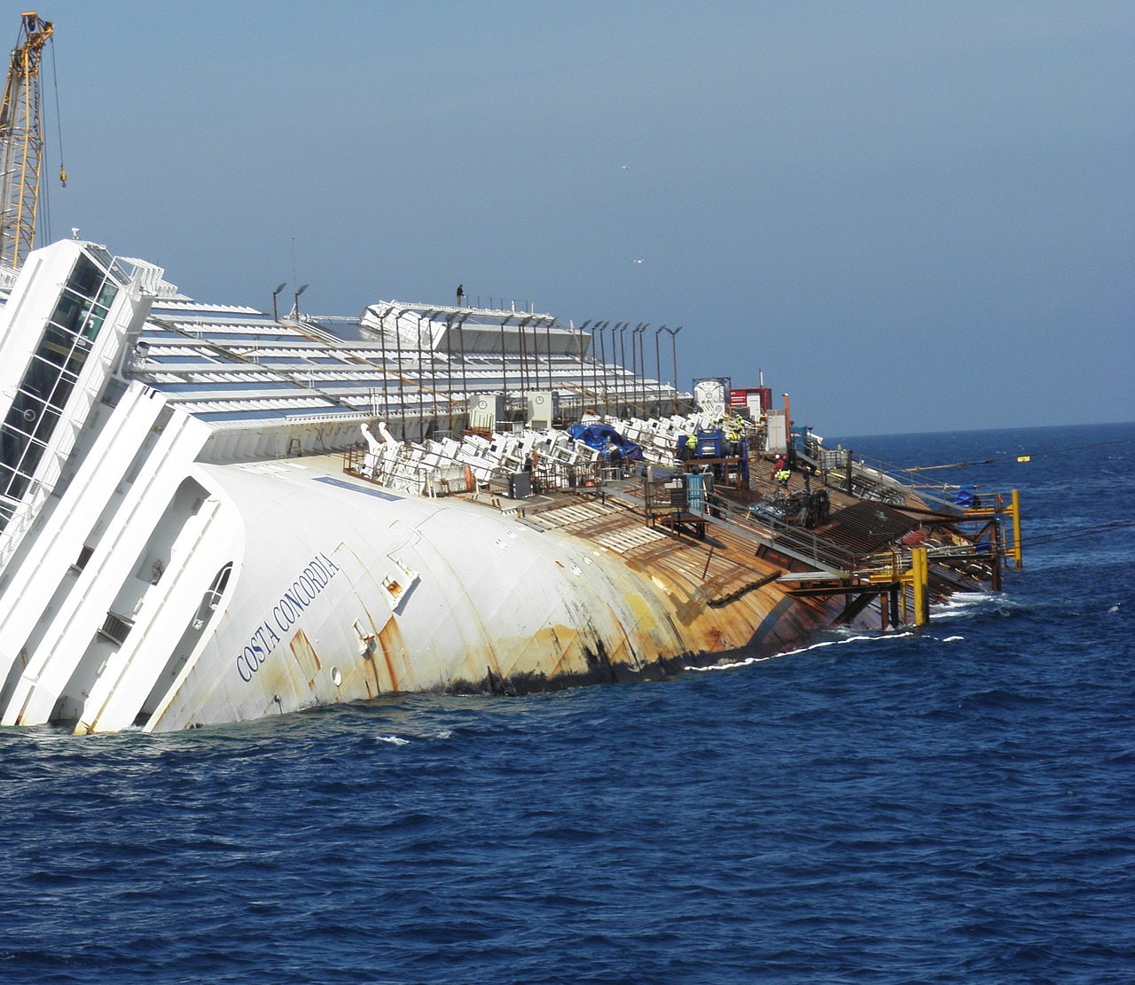 Laivas, Keleivinis Laivas, Nuolaužos, Italy, Il Giglio, Costa Concordia, Avarija, Gelbėjimas, Sala, Nemokamos Nuotraukos