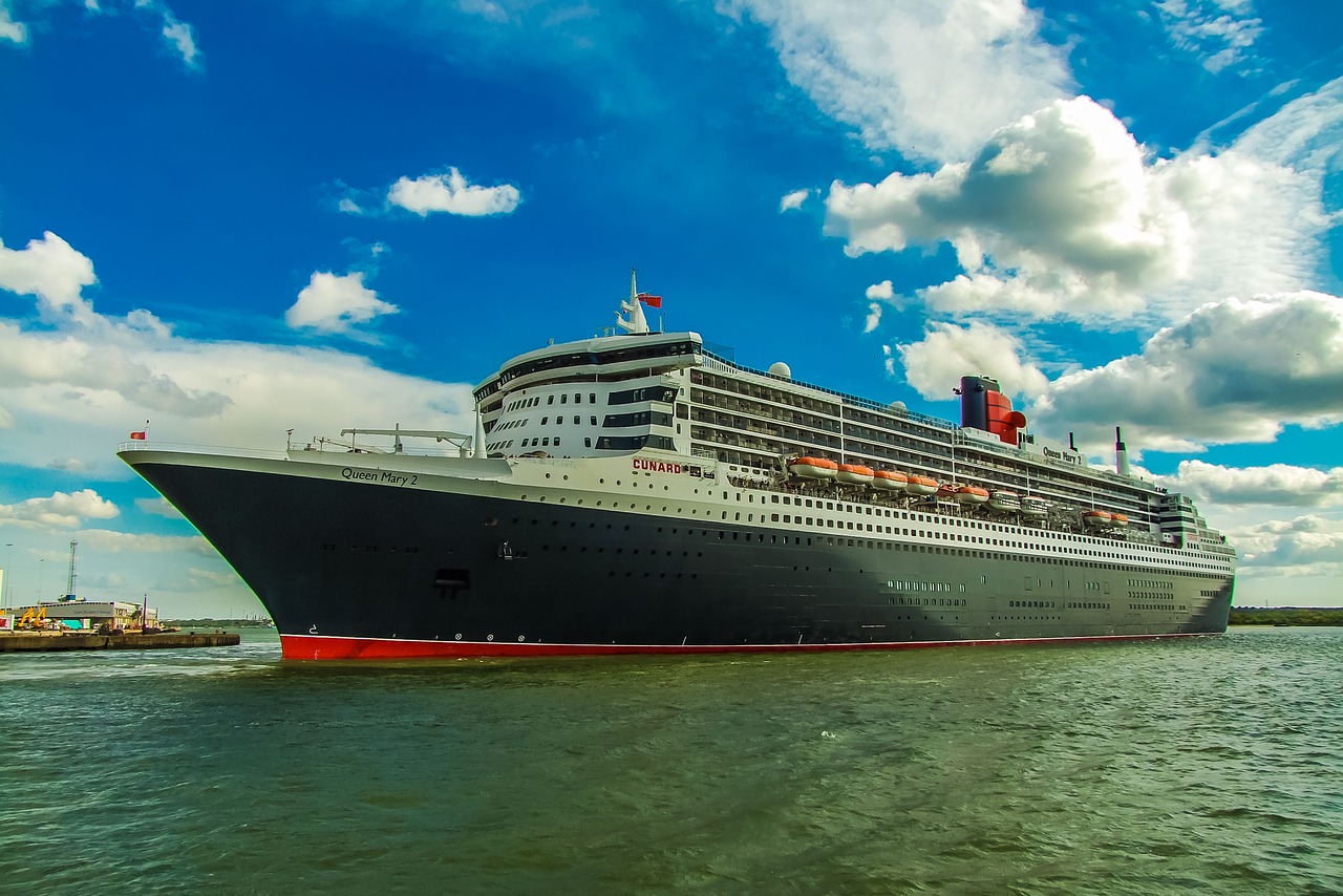 Laivas,  Karalienė Mary 2,  Anglija,  Uostas, Nemokamos Nuotraukos,  Nemokama Licenzija