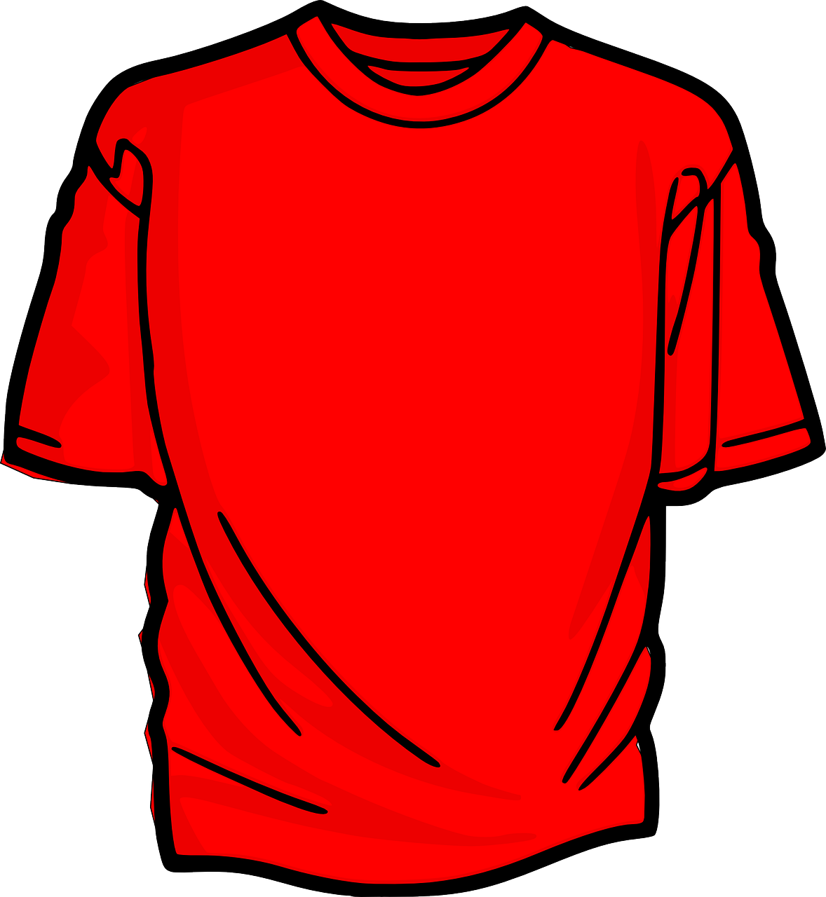 Marškinėliai, T-Shirt, Raudona, Apranga, Nemokama Vektorinė Grafika, Nemokamos Nuotraukos,  Nemokama Licenzija