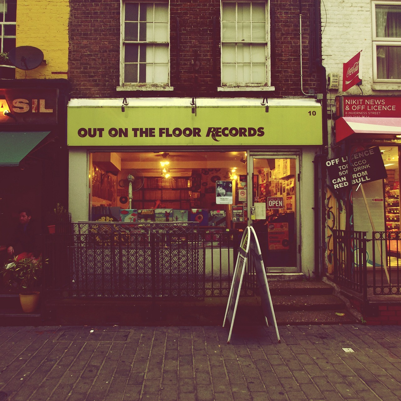 Parduotuvė, Įrašai, Vintage, Grunge, Miesto, Gatvė, Londonas, Anglija, Įrašyti, Muzika