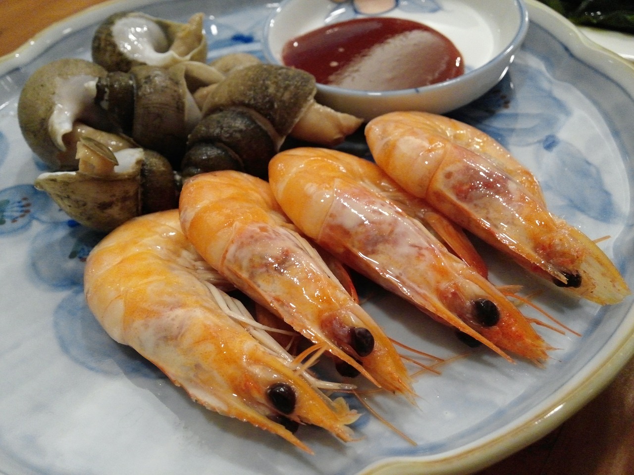 Krevetės, Jūros Gėrybės, Virimo, Maistas, Garstyčios Krevetės, Valgyti, Maisto Fotografija, Biologija, Korėjos Respublika, Pietauti