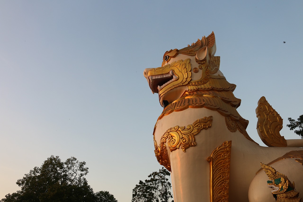 Shwedagon, Pagoda, Junginys, Statula, Gyvūnas, Jangonas, Indochina, Jangonas, Mianmaras, Nemokamos Nuotraukos