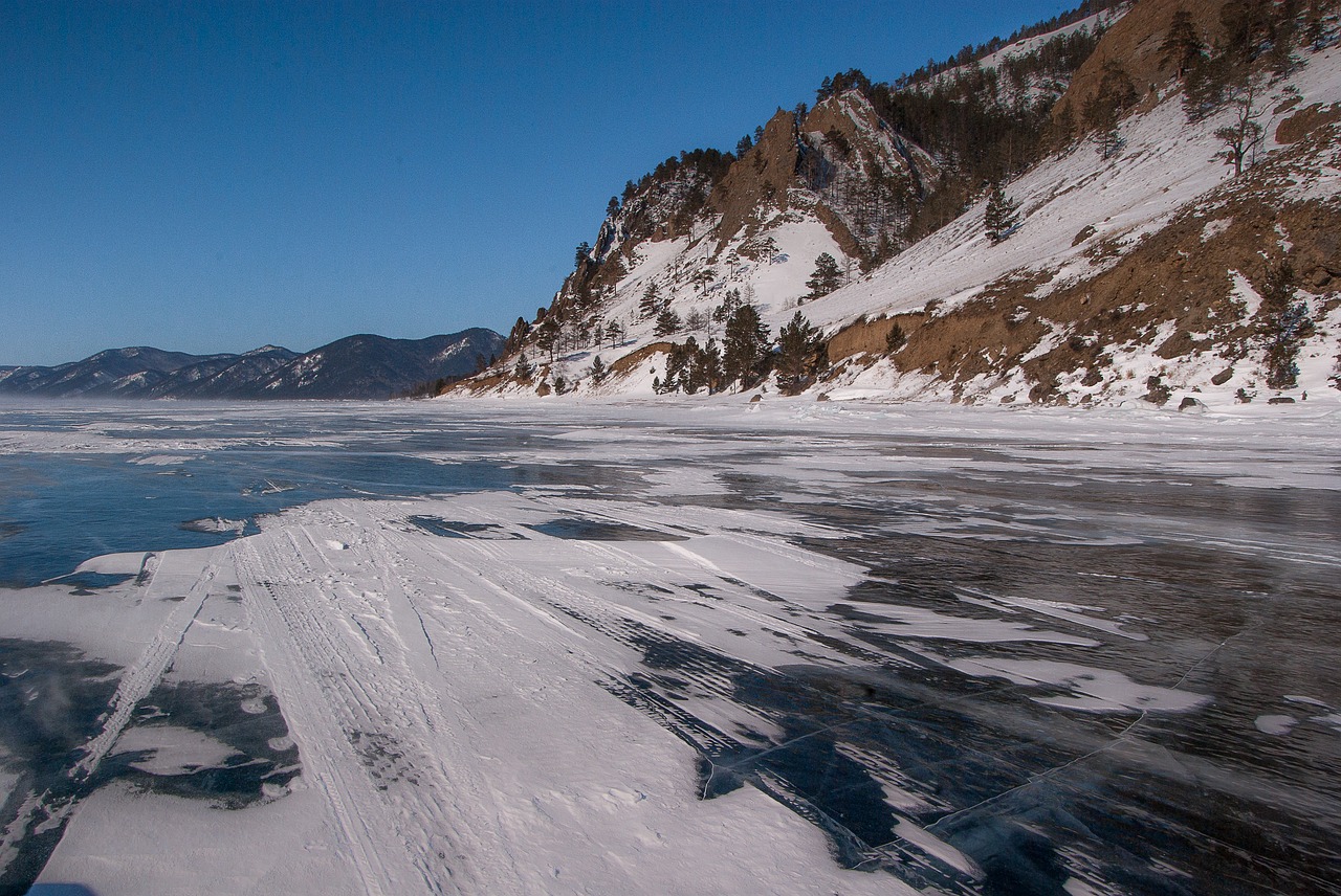 Siberija,  Ežero Baikalas,  Užšalęs Ežeras,  Be Honoraro Mokesčio, Nemokamos Nuotraukos,  Nemokama Licenzija
