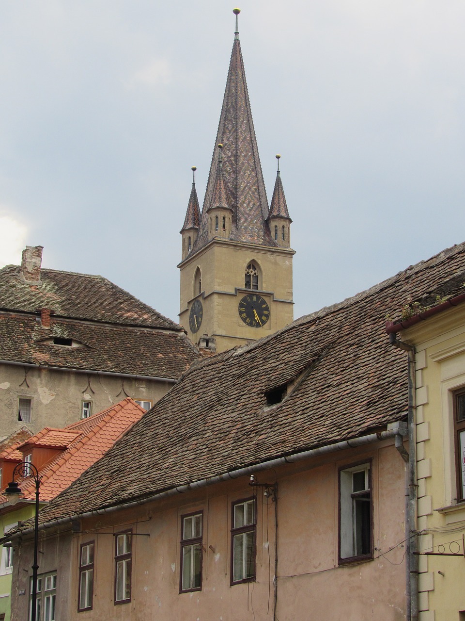 Sibiu, Transilvanija, Stogai, Bažnyčios Bokštas, Romanija, Pastatai, Nemokamos Nuotraukos,  Nemokama Licenzija