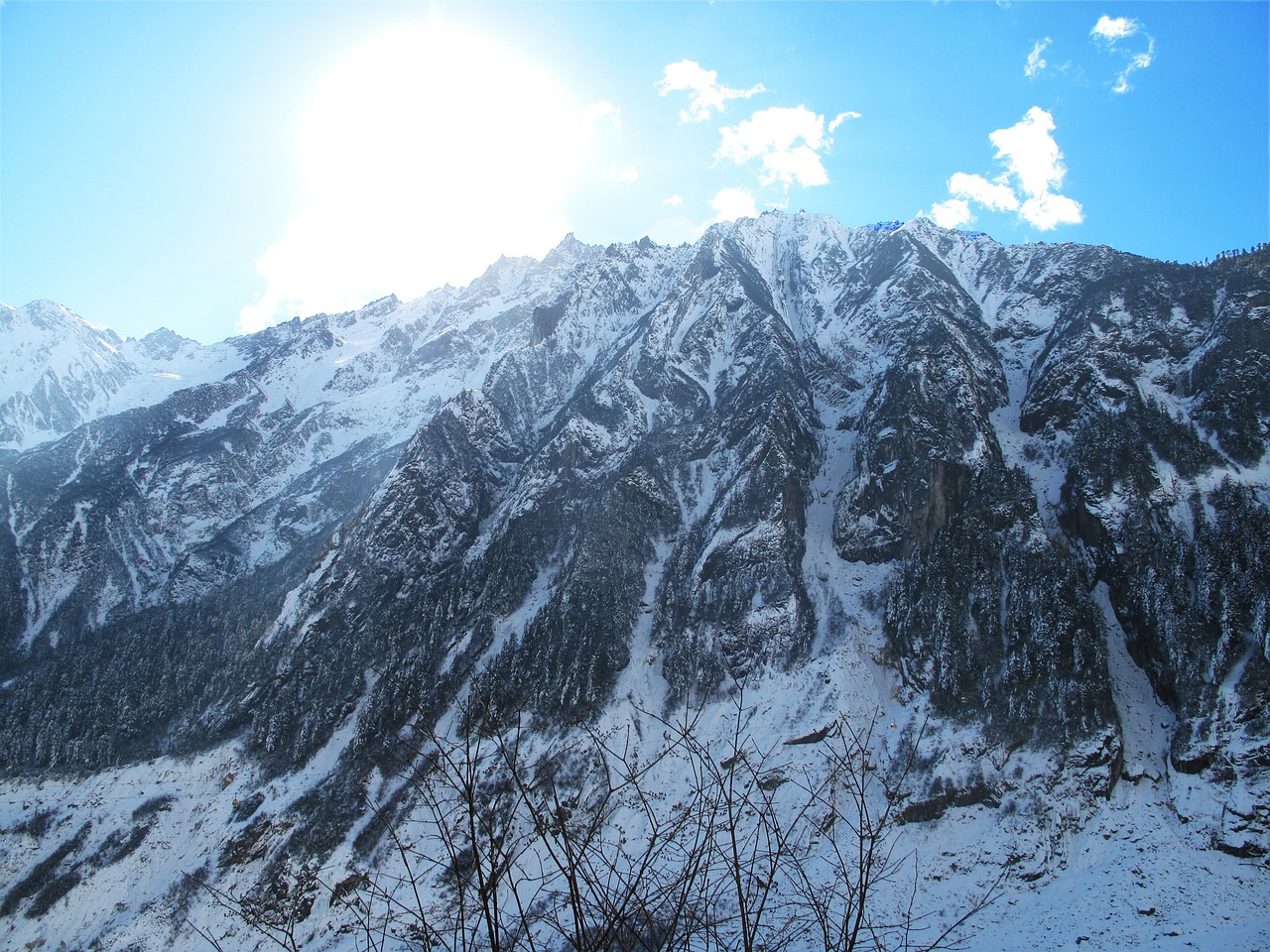 Sichuanas, Luding, Hailuogou, Gongga Kalnas, Ledynas, Sniego Kalnas, Nemokamos Nuotraukos,  Nemokama Licenzija