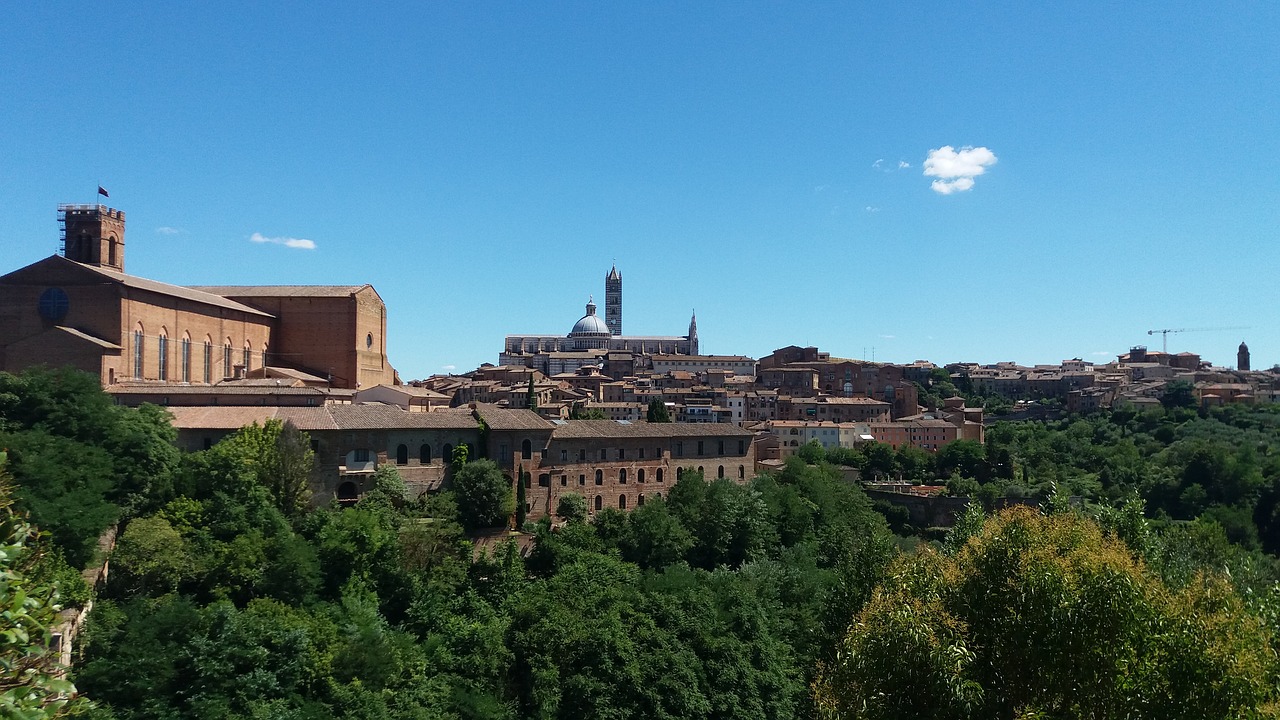 Siena, Kraštovaizdis, Vasara, Toskana, Nemokamos Nuotraukos,  Nemokama Licenzija