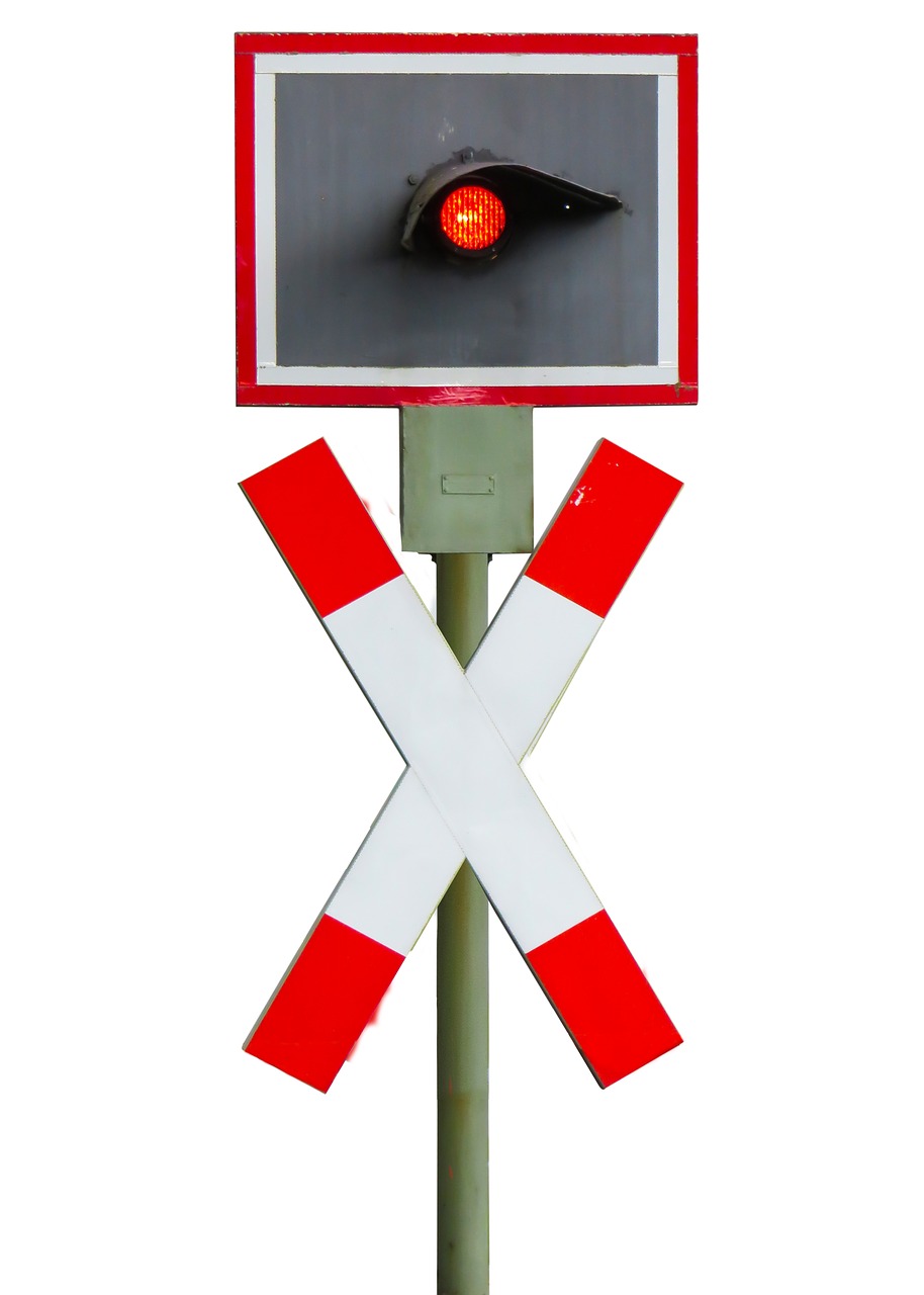 Signalas, Traukinys, Andreaskreuz, Šviesoforas, Raudona, Geležinkelis, Įspėjimas, Kirsti, Atsargiai, Rizika