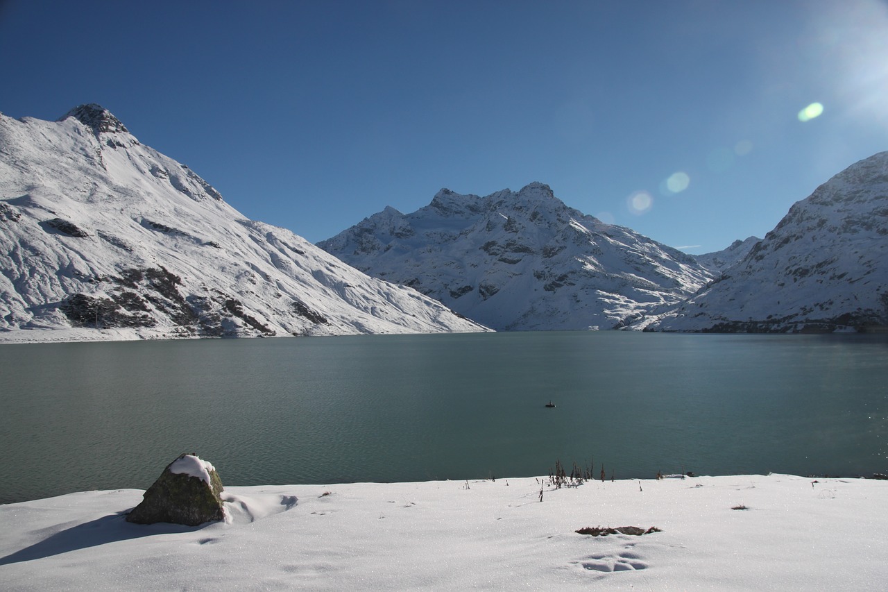 Silvretta, Rezervuaras, Žiema, Nemokamos Nuotraukos,  Nemokama Licenzija