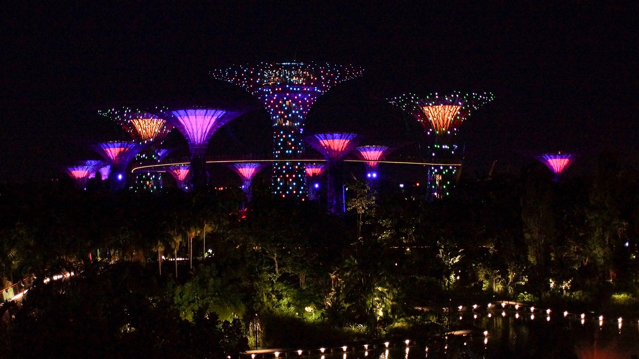 Singapūras, Marina, Medžiai, Nemokamos Nuotraukos,  Nemokama Licenzija