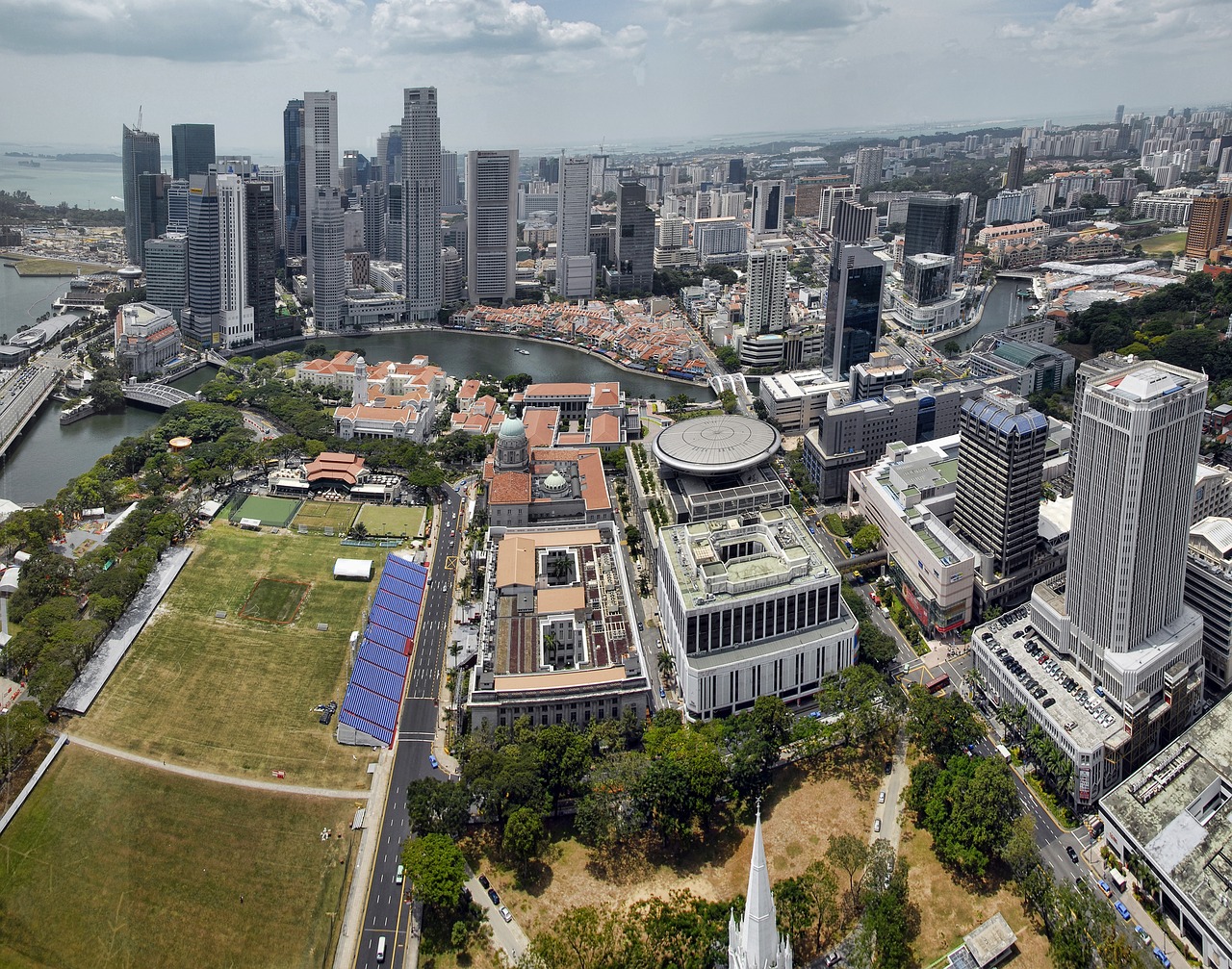 Singapūras, Miesto Panorama, Architektūra, Miestas, Panorama, Asija, Verslas, Centro, Panorama, Centrinis