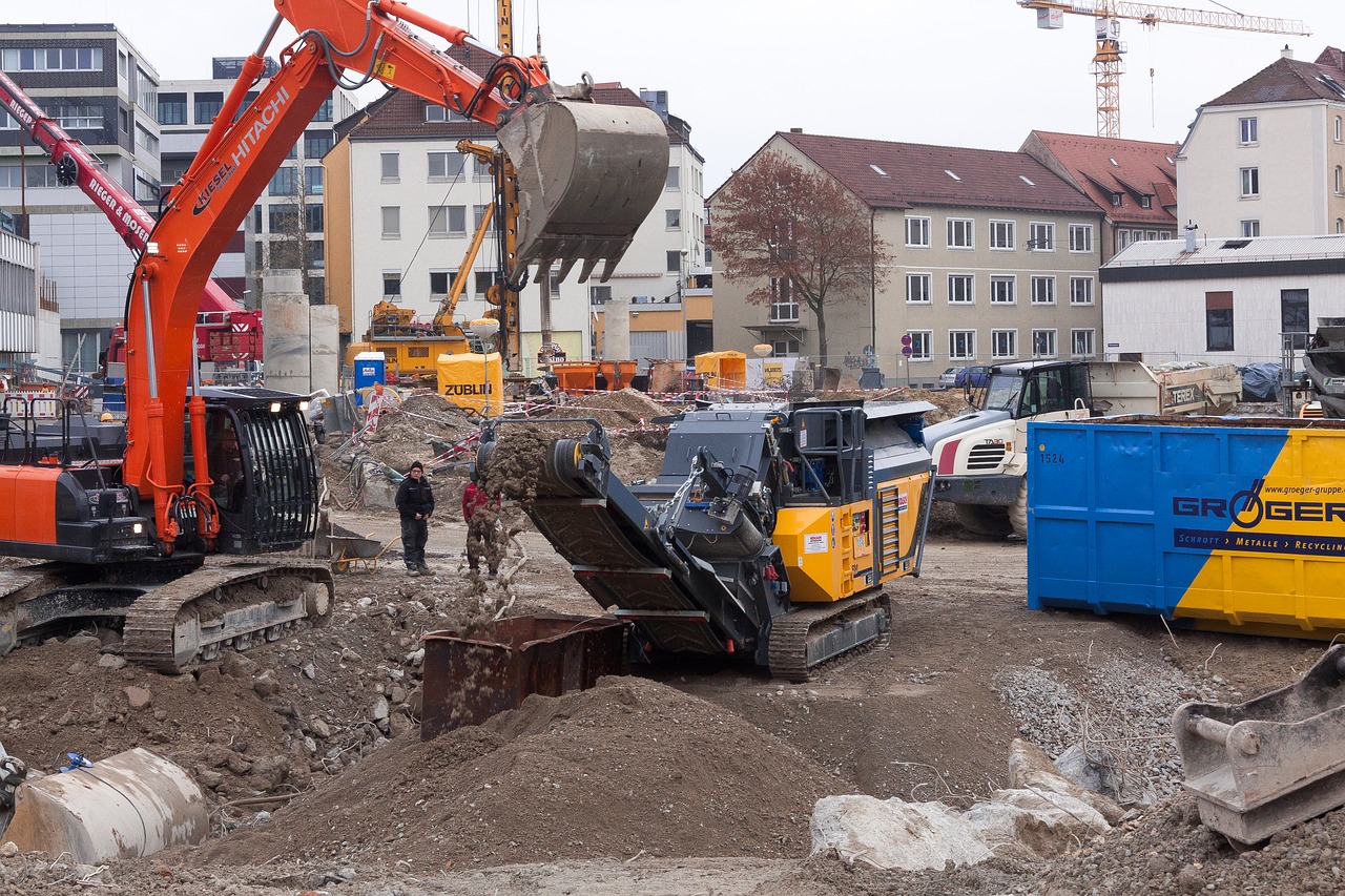 Svetainė, Ekskavatoriai, Konvejerio Juostos, Paruošimas, Kranas, Statybvietė, Nemokamos Nuotraukos,  Nemokama Licenzija