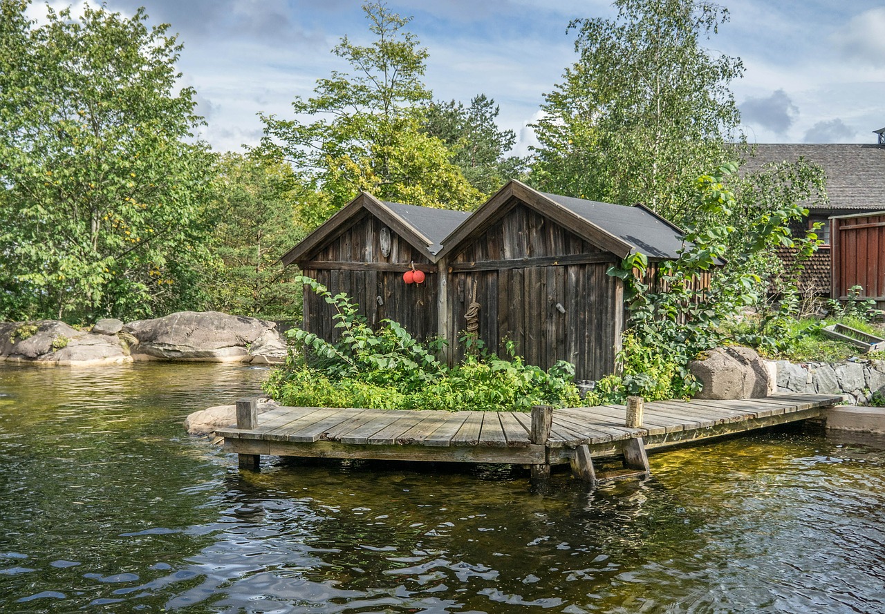 Skansen, Stockholm, Švedija, Skandinavija, Aplinka, Namas, Tradicinis, Gamta, Žalias, Medis