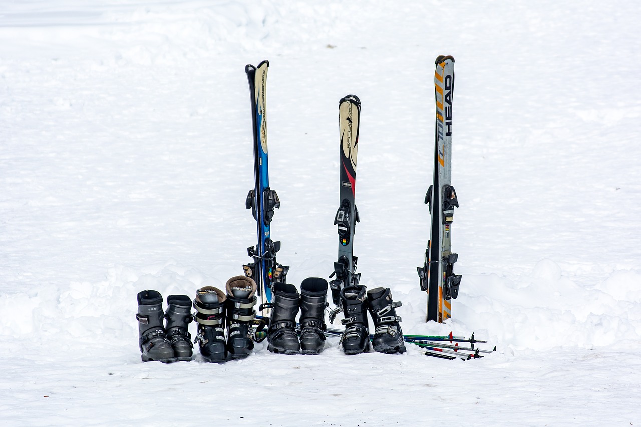 Slidinėjimas, Slidinėjimo Batai, Įranga, Slidinėjimas, Sportas, Žiema, Sniegas, Balta, Atostogos, Saulė