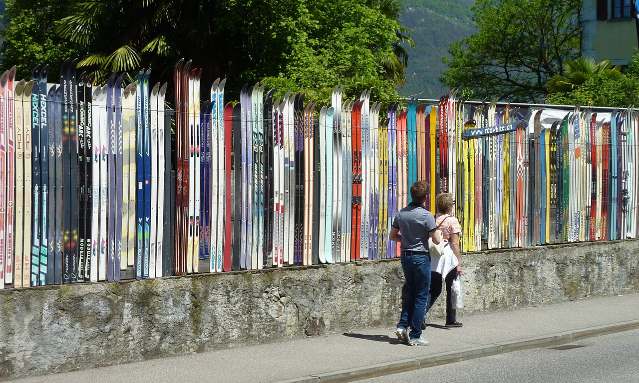 Slidinėjimas, Tvora, Pėsčiųjų, Magadino, Šveicarija, Lago Maggiore, Nemokamos Nuotraukos,  Nemokama Licenzija