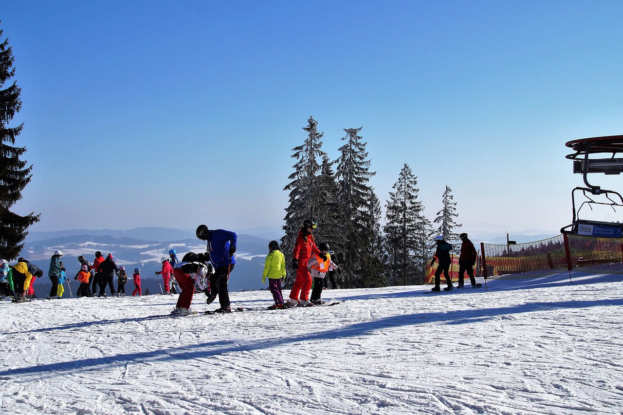 Slidinėjimo Zonos, Slidinėjimo Zona, Žiema, Sniegas, Slidininkų, Slidinėjimas, Slidinėjimo Trasa, Kalnai, Žiemos Sportas, Lipno