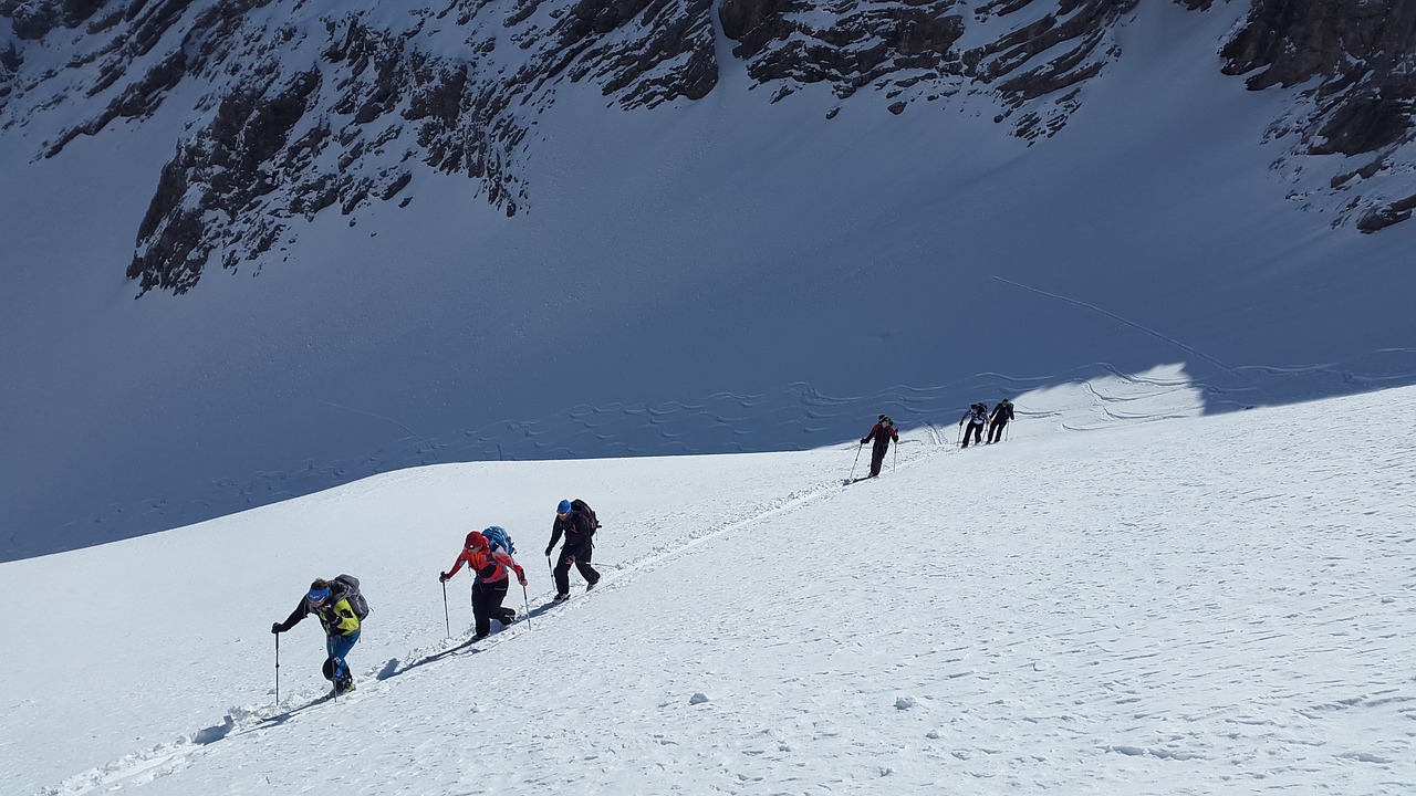 Slidinėjimo Alpinizmas, Backcountry Skiiing, Žiemos Sportas, Žiema, Sniegas, Sportas, Slidinėjimas, Alpių, Slidinėjimas, Slidinėjimo Turizmas