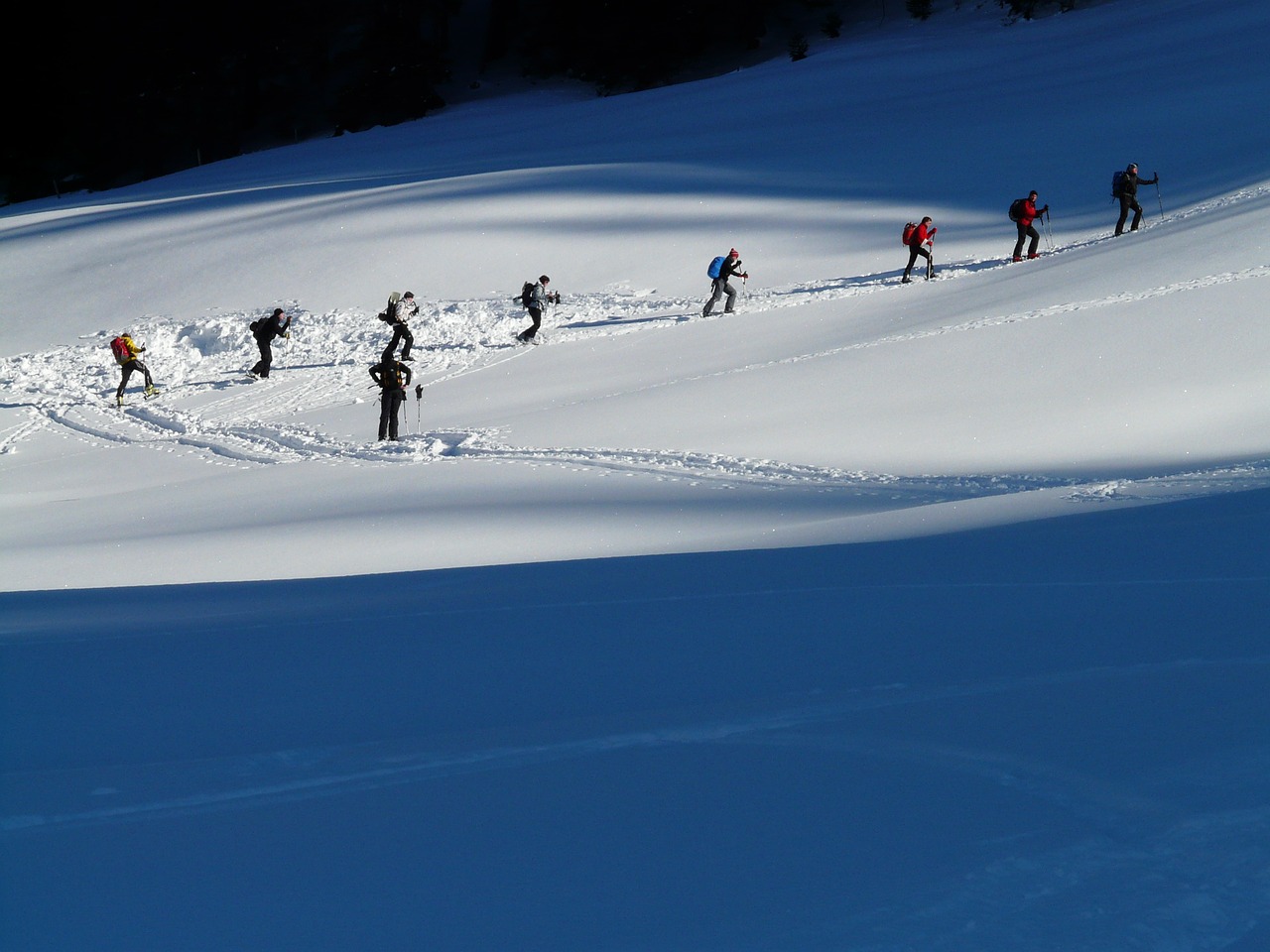 Backcountry Skiiing, Žiemos Žygis, Žygis, Žiema, Šaltas, Paleisti, Pakilti, Kalnai, Slidinėjimas, Zigzag