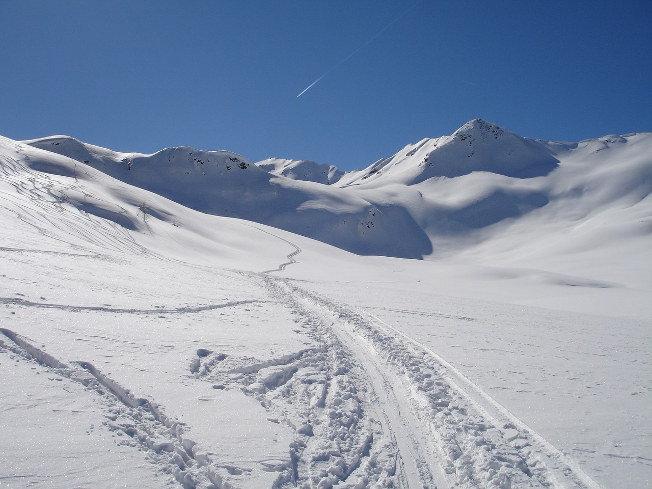Slidinėjimas Atokioje Pakrantėje, Žiemos Alpinizmas, Žiemos Sportas, Slidinėjimo Trasa, Sniego Takai, Alpių, Val Dultimo, Walscher Kalnas, South Tyrol, Italy