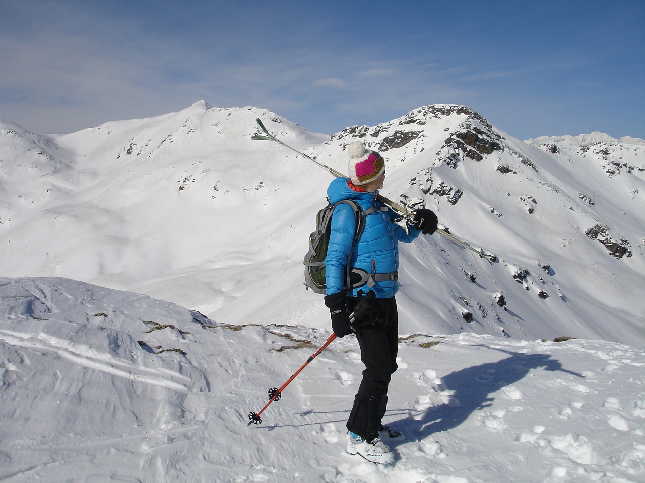 Slidininkų, Slidinėjimas, Moteris, Slidinėjimas Atokioje Pakrantėje, Slidinėjimo Turizmas, Skitouren Goers, Lauke, Žiemos Sportas, Sportas, Slidinėjimas