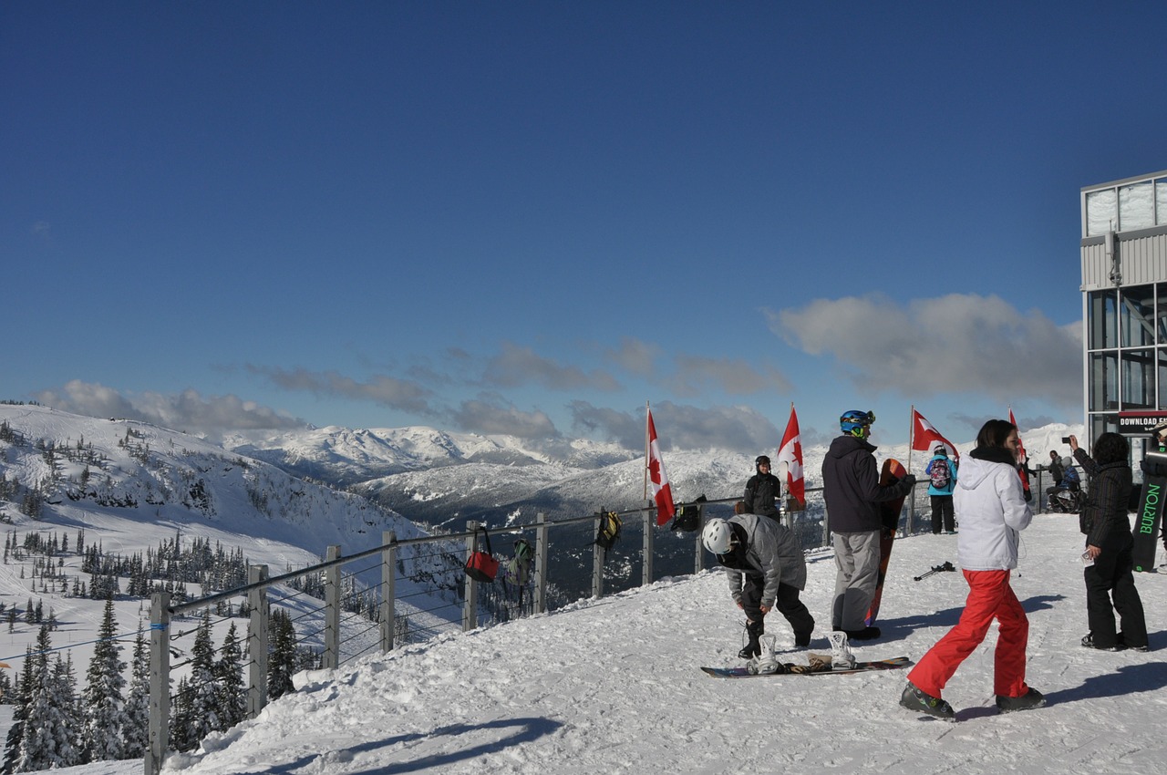 Slidinėjimas, Whistler, Kanada, Britų Kolumbija, Žiema, Slidinėjimas, Aukščiausiojo Lygio Susitikimas, Viršuje, Kalnas, Nemokamos Nuotraukos