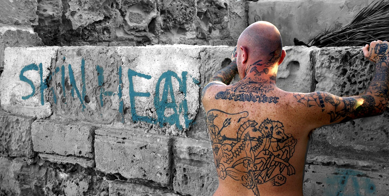 Skinhead, Grafiti, Tatuiruotė, Miesto, Miestas, Nemokamos Nuotraukos,  Nemokama Licenzija
