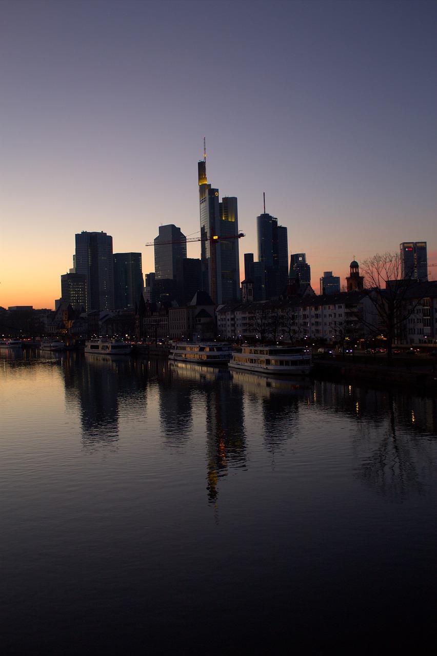 Panorama, Frankfurtas, Bokštas, Namai, Pastatas, Architektūra, Uosto Miestas, Miestas, Šiuolaikiška, Uostas