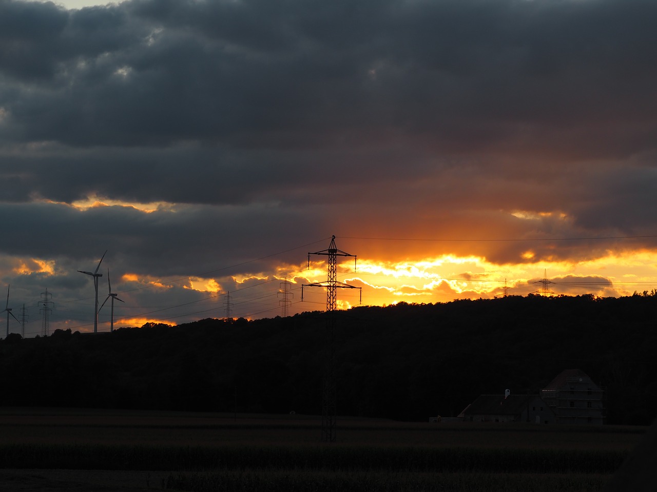 Dangus, Abendstimmung, Naktis, Saulėlydis, Debesys, Vakaras, Himmelröte, Nuotaika, Afterglow, Atmosfera