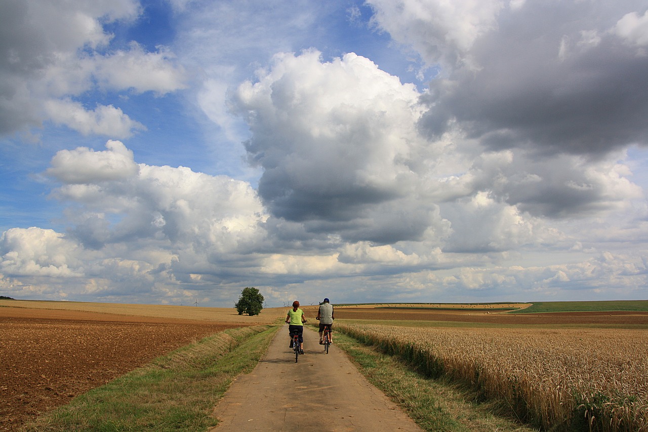 Dangus,  Kraštovaizdis,  Panorama,  Debesis,  Žemdirbystė,  Laukas,  Pobūdį,  Horizontali,  Kaimo,  Vasara