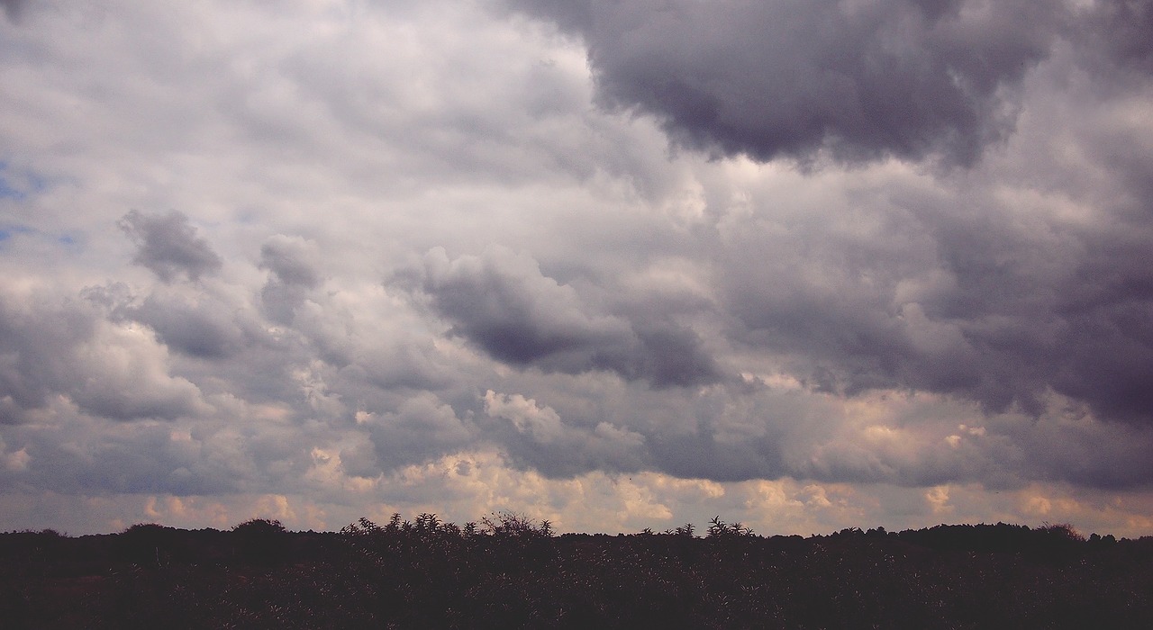 Dangus, Debesys, Gamta, Oras, Cloudscape, Meteorologija, Pilka, Dramatiškas, Miškas, Nemokamos Nuotraukos