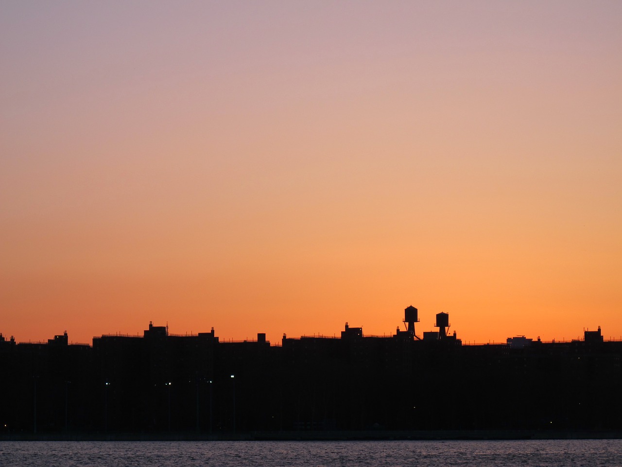 Panorama, Saulėlydis, Miestas, Kelionė, Dangus, Manhattan Skyline, New York City Skyline, Vakaras, Upė, Nemokamos Nuotraukos